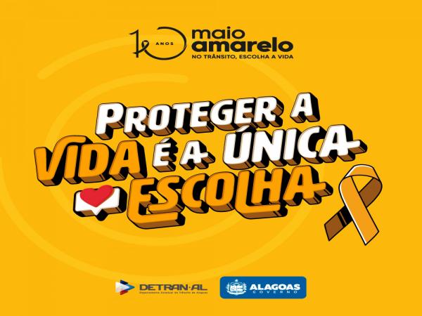 Detran lança campanha Maio Amarelo 2023 para reforçar a atenção pela