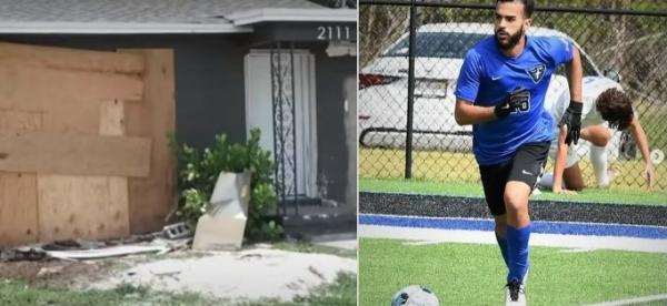 Jogador de futebol morre após ser atropelado dentro de casa