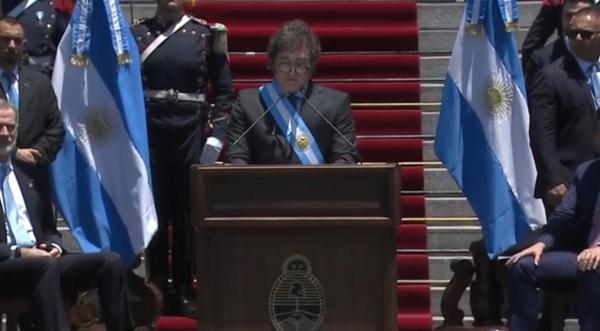 Javier Milei Faz Discurso De Posse Como Presidente Da Argentina