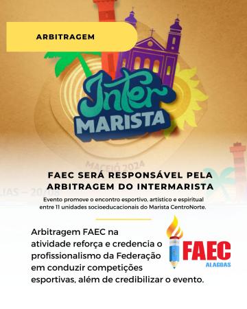 FAEC será responsável pela arbitragem do InterMarista