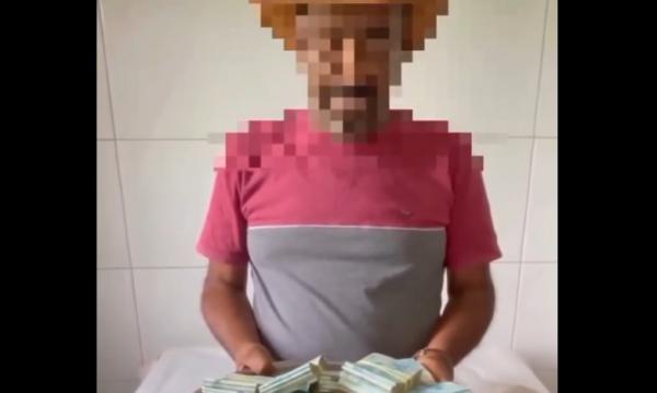 VÍDEO: Polícia encontra homem que havia sido sequestrado após exibir dinheiro de aposta na internet