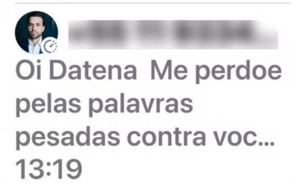 Datena diz que recebeu mensagem de Marçal pedindo desculpas antes de episódio da cadeirada; VEJA PRINT