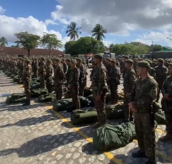 Tropas federais embarcam para Alagoas onde reforçam a segurança nas eleições deste domingo (06)