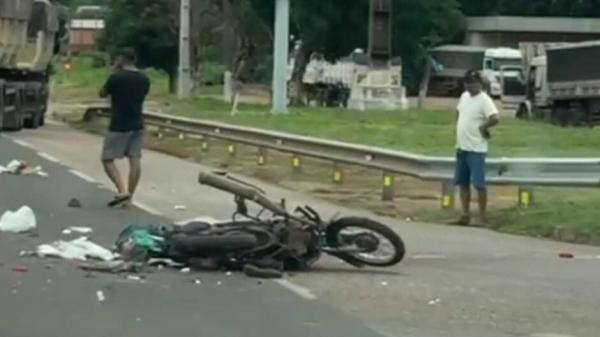 VÍDEO: Coração de motociclista fica jogado em rodovia após atropelamento no Mato Grosso do Sul