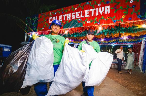 Mais de 1.600 quilos de recicláveis foram coletados em três dias do Verão Massayó