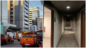 Atuação conjunta do Corpo de Bombeiros e SAMU foram fundamentais no resgate das vítimas do incêndio em hotel na Pajuçara