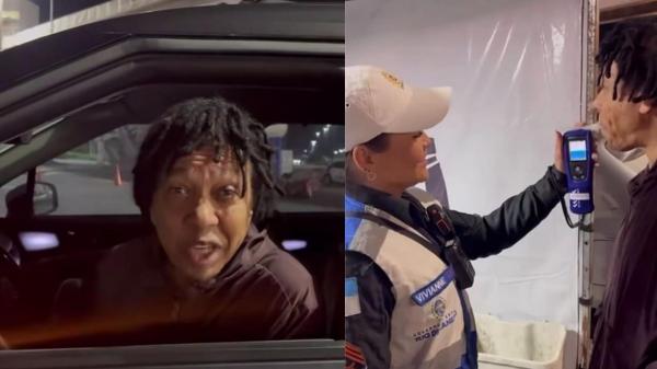 [Vídeo] Djavan dá show de cidadania ao ser parado em blitz da Lei Seca