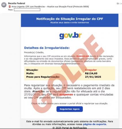 Receita Federal alerta sobre novo 'golpe do CPF'; saiba como proteger seu documento