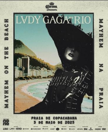 Mega show de Lady Gaga em Copacabana está oficialmente confirmado