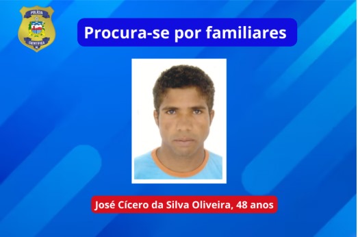 Polícia Científica procura família de andarilho encontrado em São Sebastião