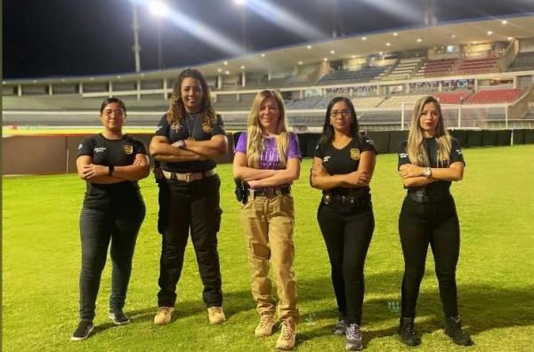 PC instala Unidade Móvel da Delegacia Especializada da Mulher no Rei Pelé em jogo pela Copa do Nordeste