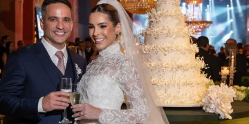 Paulo Dantas e Júlia Britto oficializam união com cerimônia religiosa em Maceió
